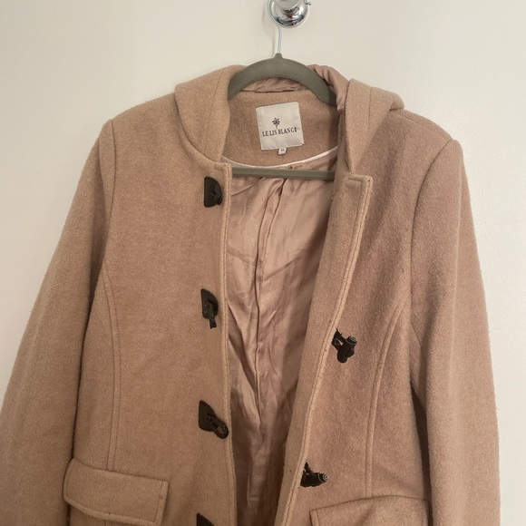 Hooded wool coat - Picture 2 of 3